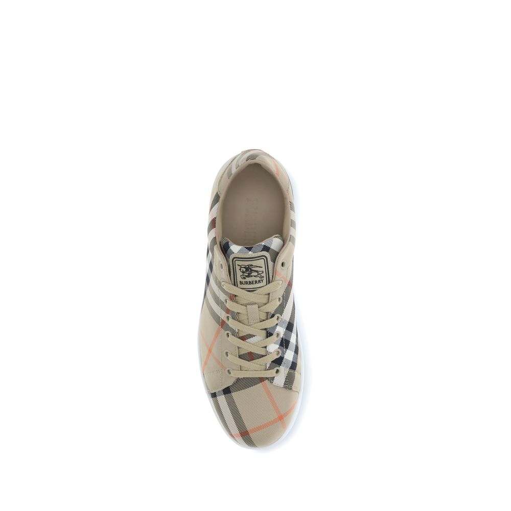 Multicolor Nylon Low Top Sneakers Burberry