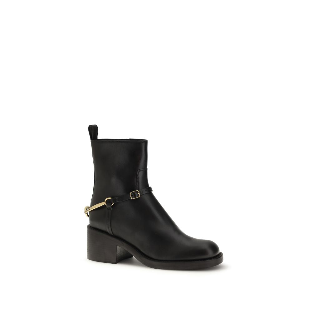 Black Lamb Ovis Aries Aries Ankle Boots Chloé