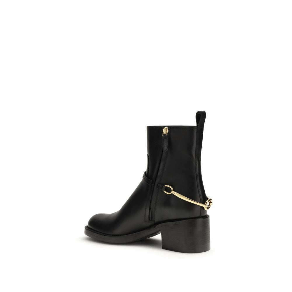 Black Lamb Ovis Aries Aries Ankle Boots Chloé