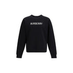 Black Cotton Sweatshirt Burberry