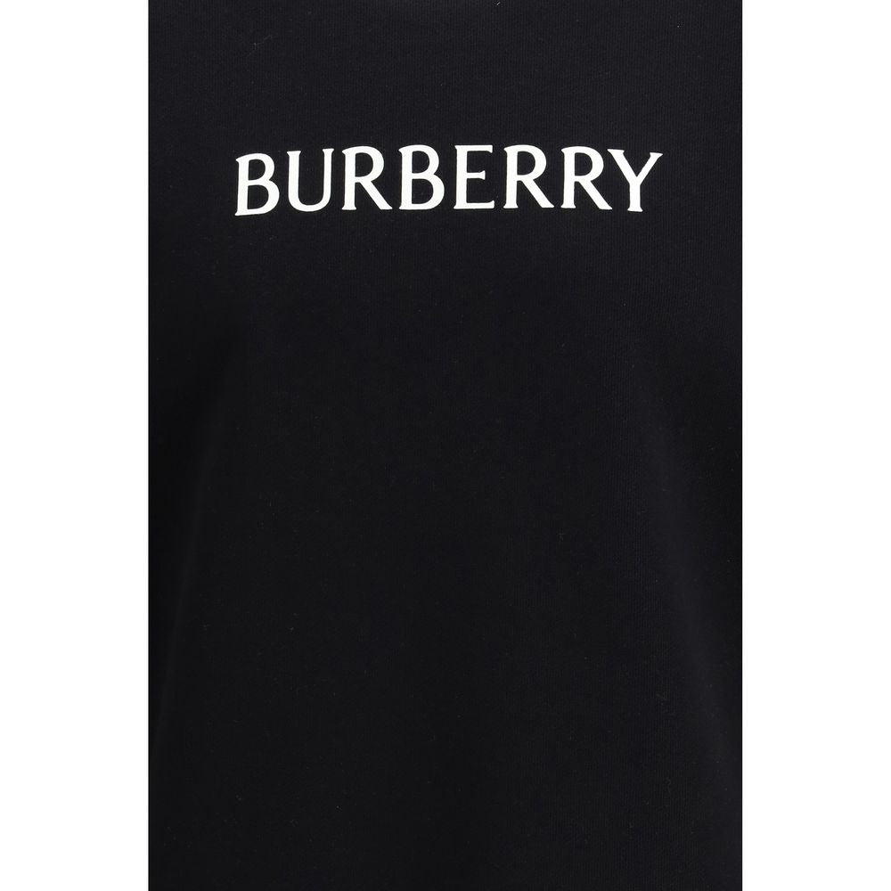 Black Cotton Sweatshirt Burberry
