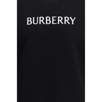 Black Cotton Sweatshirt Burberry