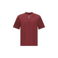 Bordeaux Cotton T-Shirt Fendi