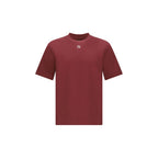 Bordeaux Cotton T-Shirt Fendi