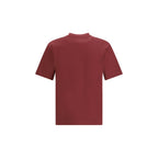 Bordeaux Cotton T-Shirt Fendi
