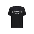 Black Cotton T-Shirt Balmain