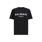 Black Cotton T-Shirt Balmain