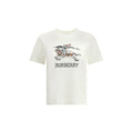 White Cotton T-Shirt Burberry
