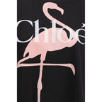 Black Cotton T-Shirt Chloé