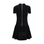 Black Viscose Casual Dress Balmain
