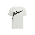 White Cotton T-Shirt Balmain