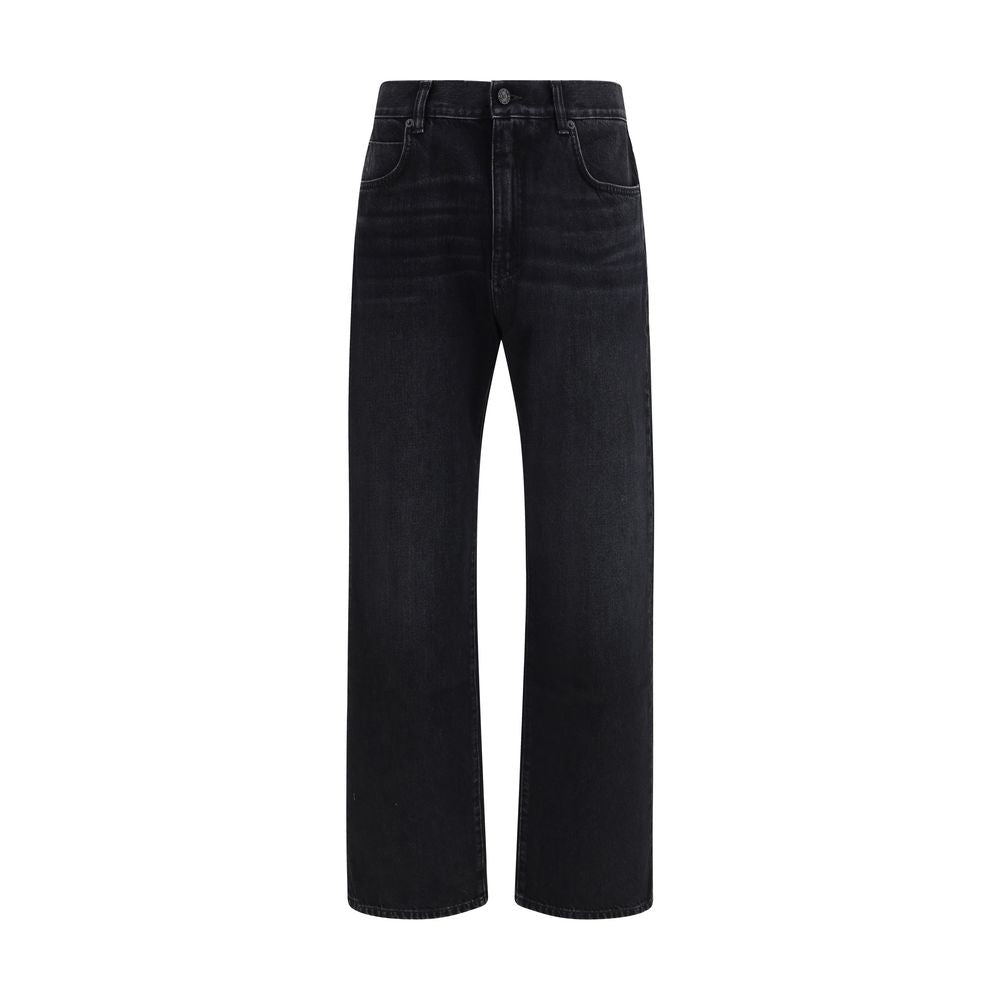 Black Cotton Jeans Denim Balmain
