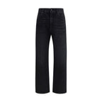 Black Cotton Jeans Denim Balmain
