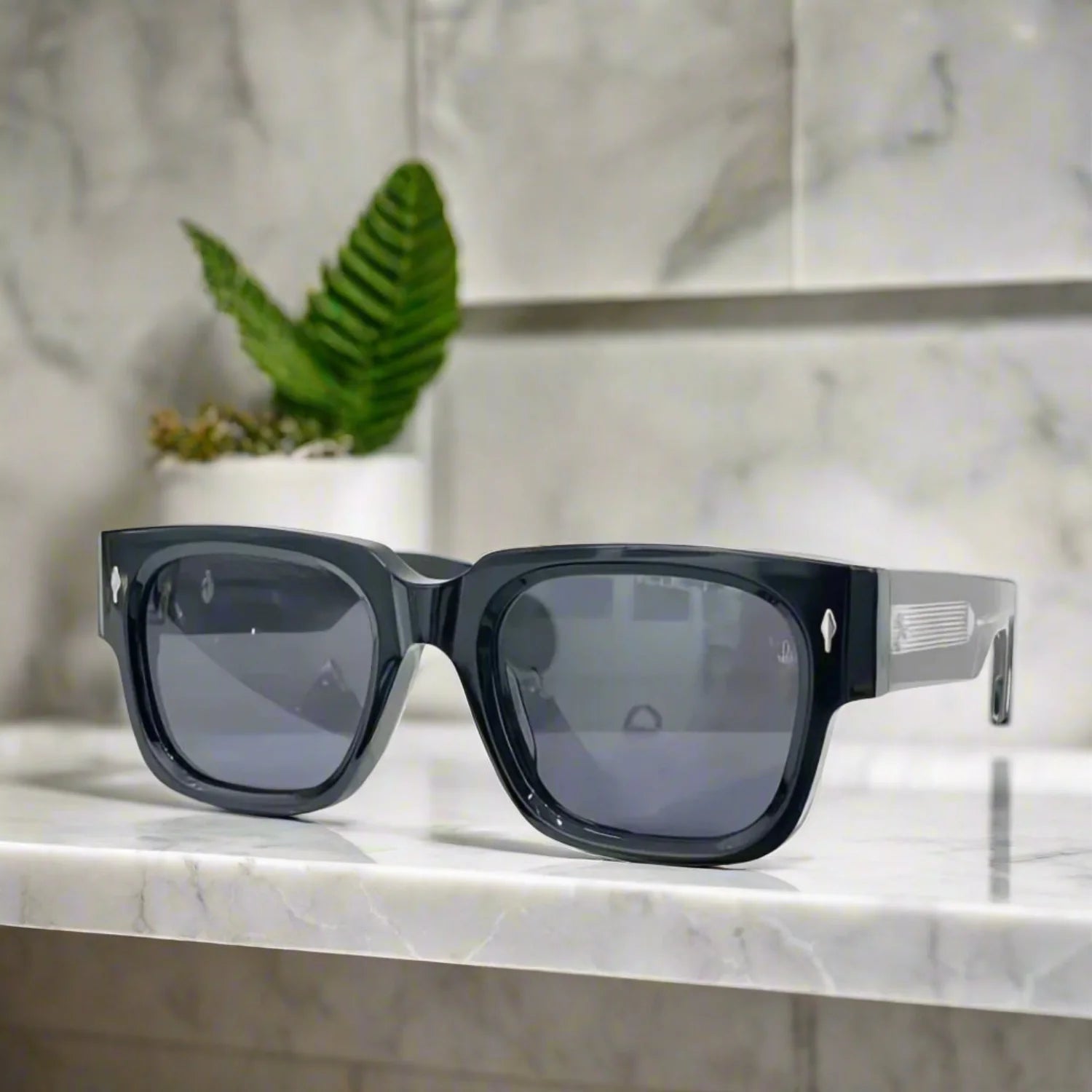 Jacques Marie Mage ENZO retro bold sunglasses new solid colorways ARI