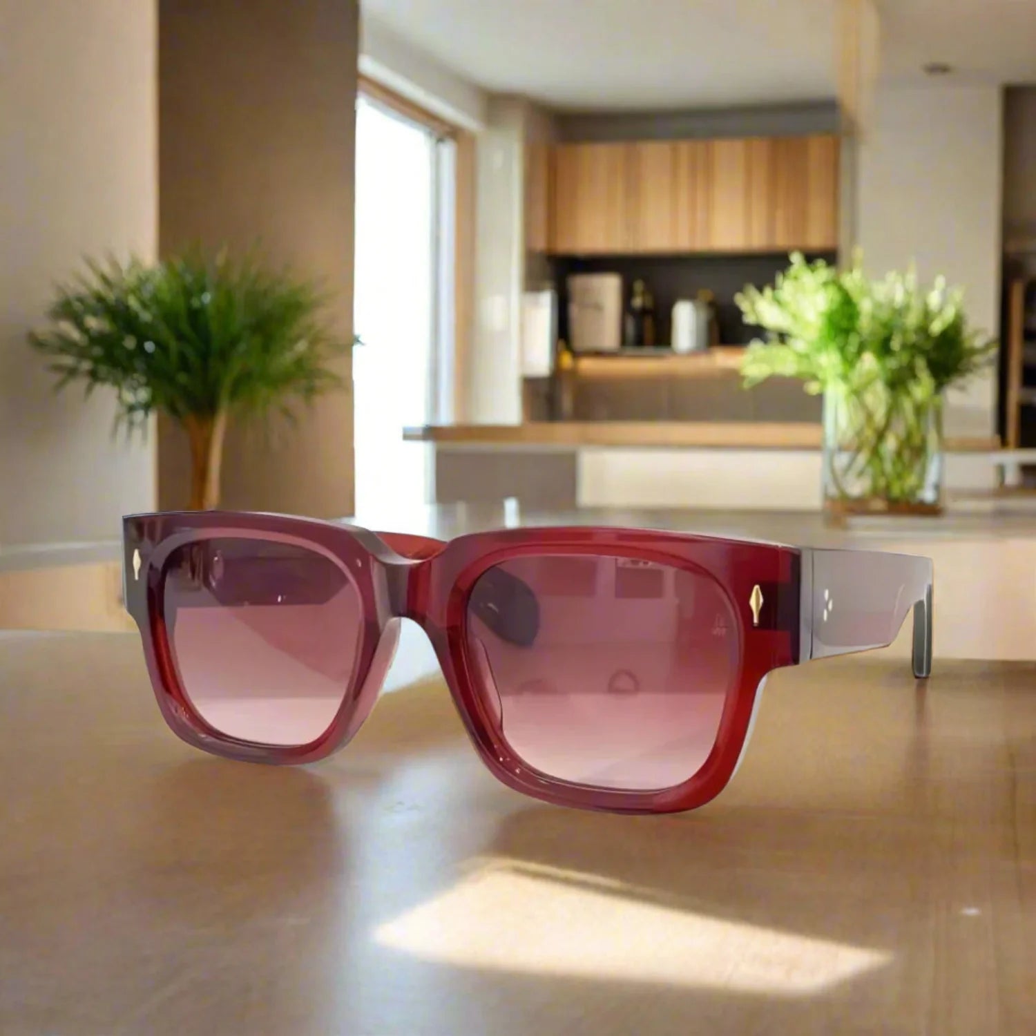 Jacques Marie Mage ENZO retro bold sunglasses new solid colorways ARI