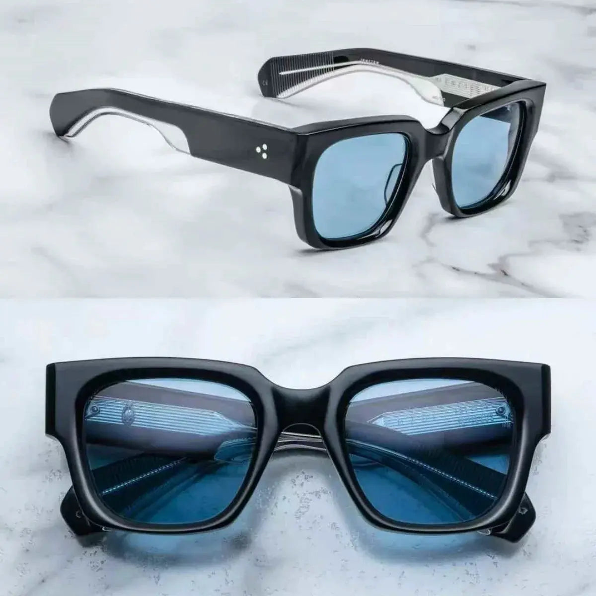 Jacques Marie Mage ENZO retro bold sunglasses new solid colorways ARI