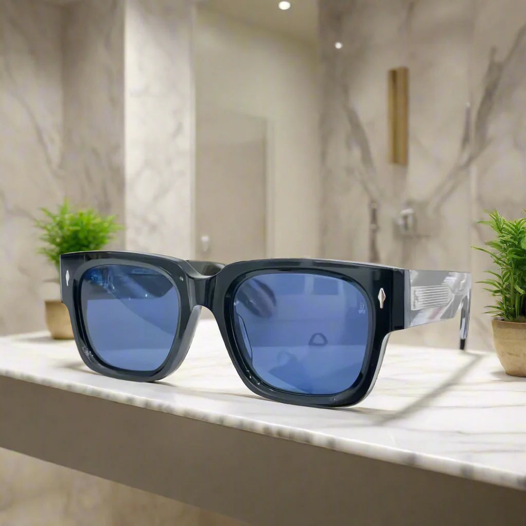 Jacques Marie Mage ENZO retro bold sunglasses new solid colorways ARI